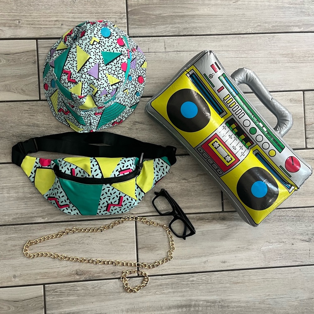 Colorful 90s Accessory Set